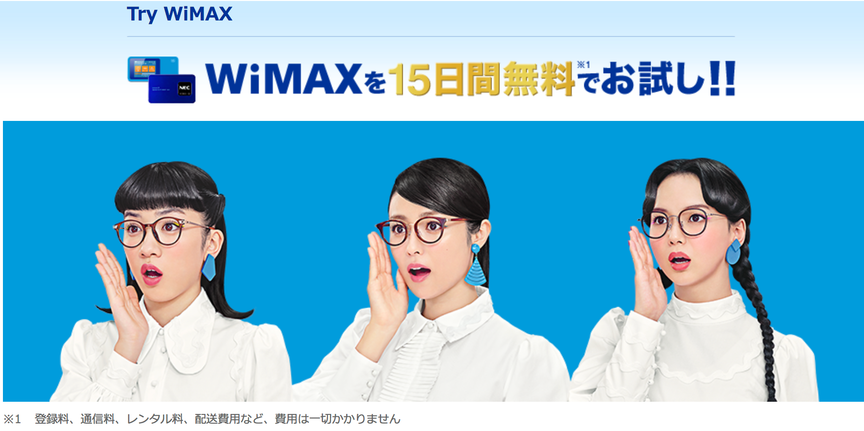 Wimaxをお試しレンタルできるtry Wimaxの申し込み方法と注意点 ねとわか インターネットサービスをわかりやすく解説するメディア